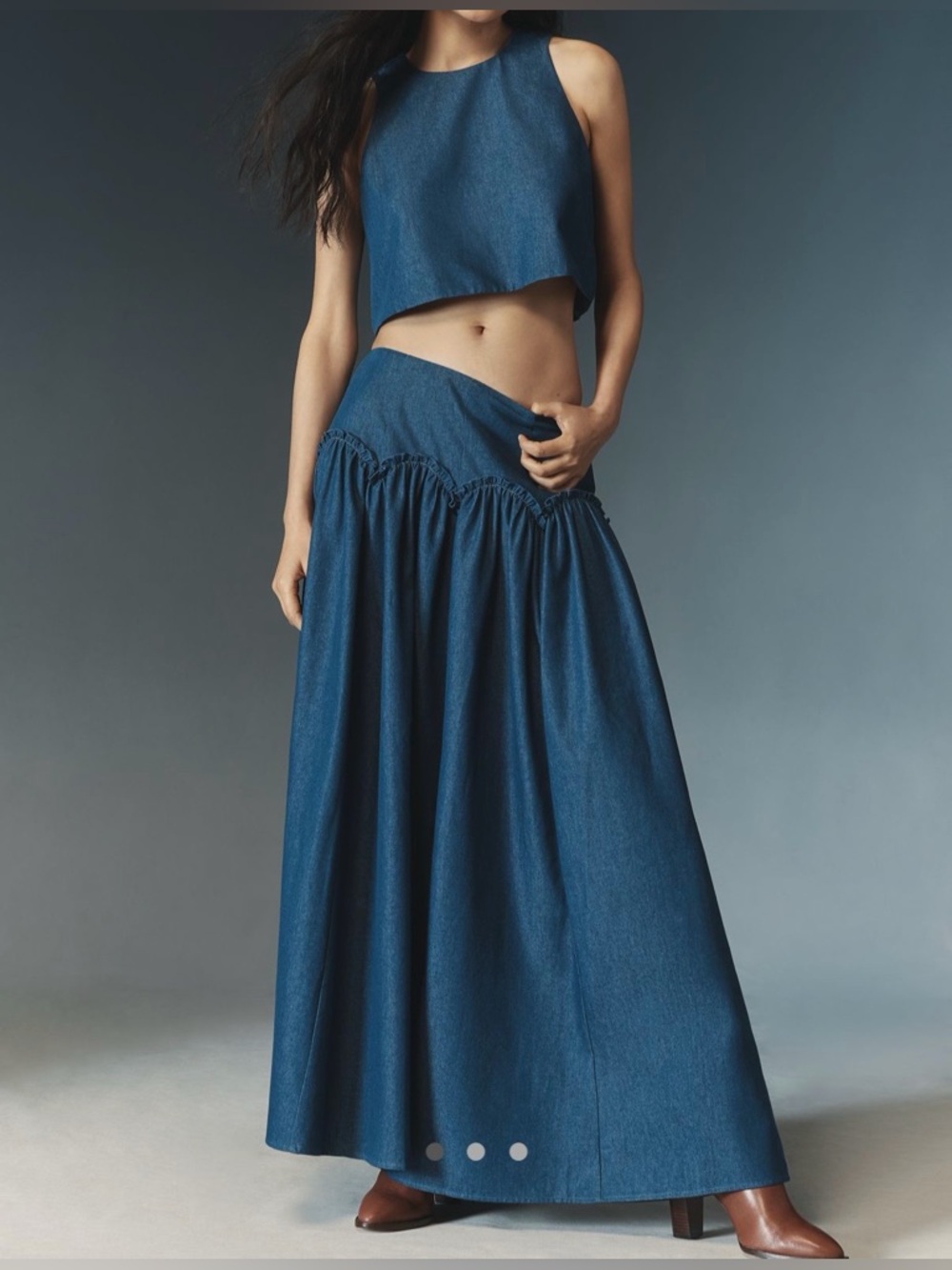 Anthropologie Mare Mare * Basque Warson Maxi Skirt NWT! - Picture 15 of 16